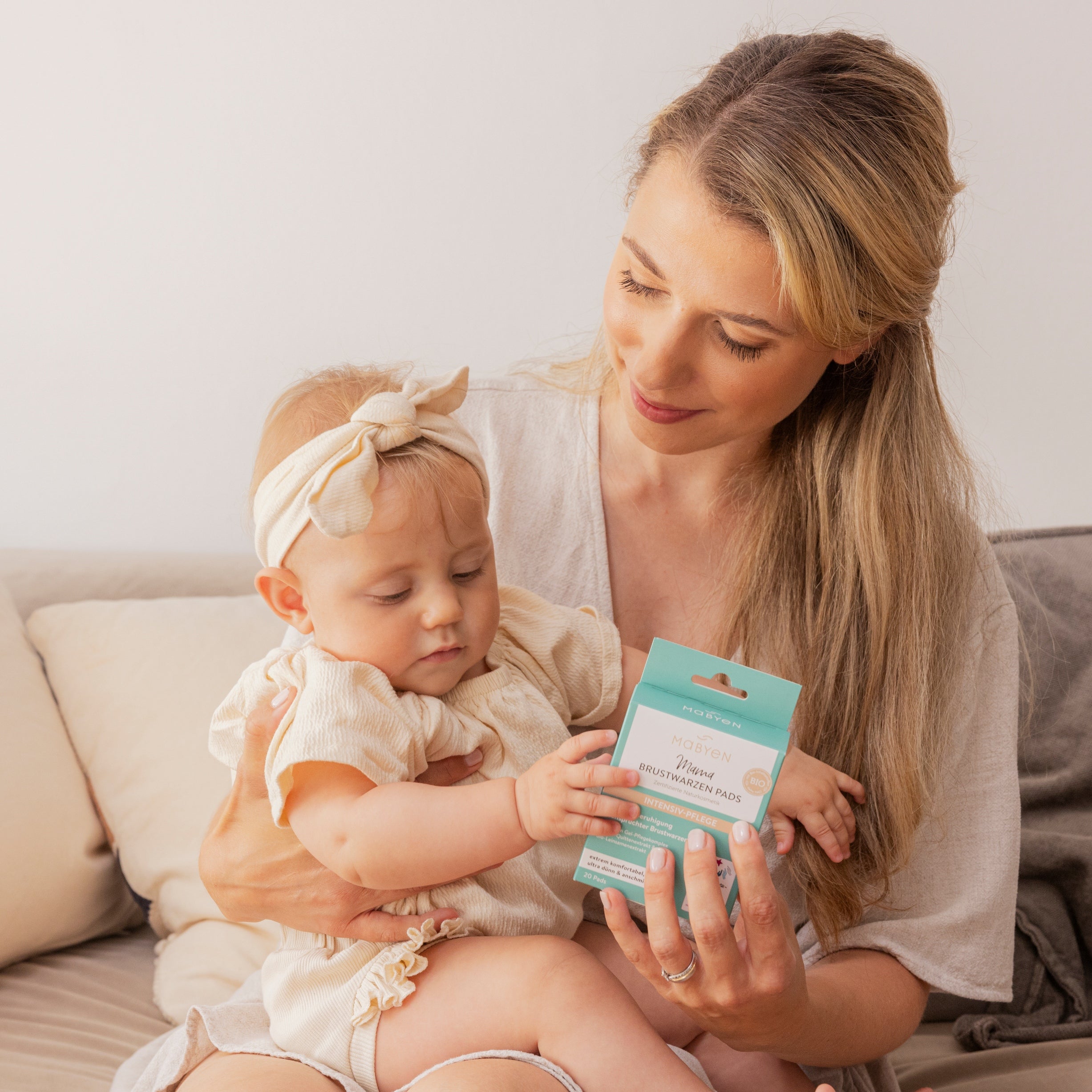 MABYEN Mama Brustwarzenpads pflegt und beruhigt