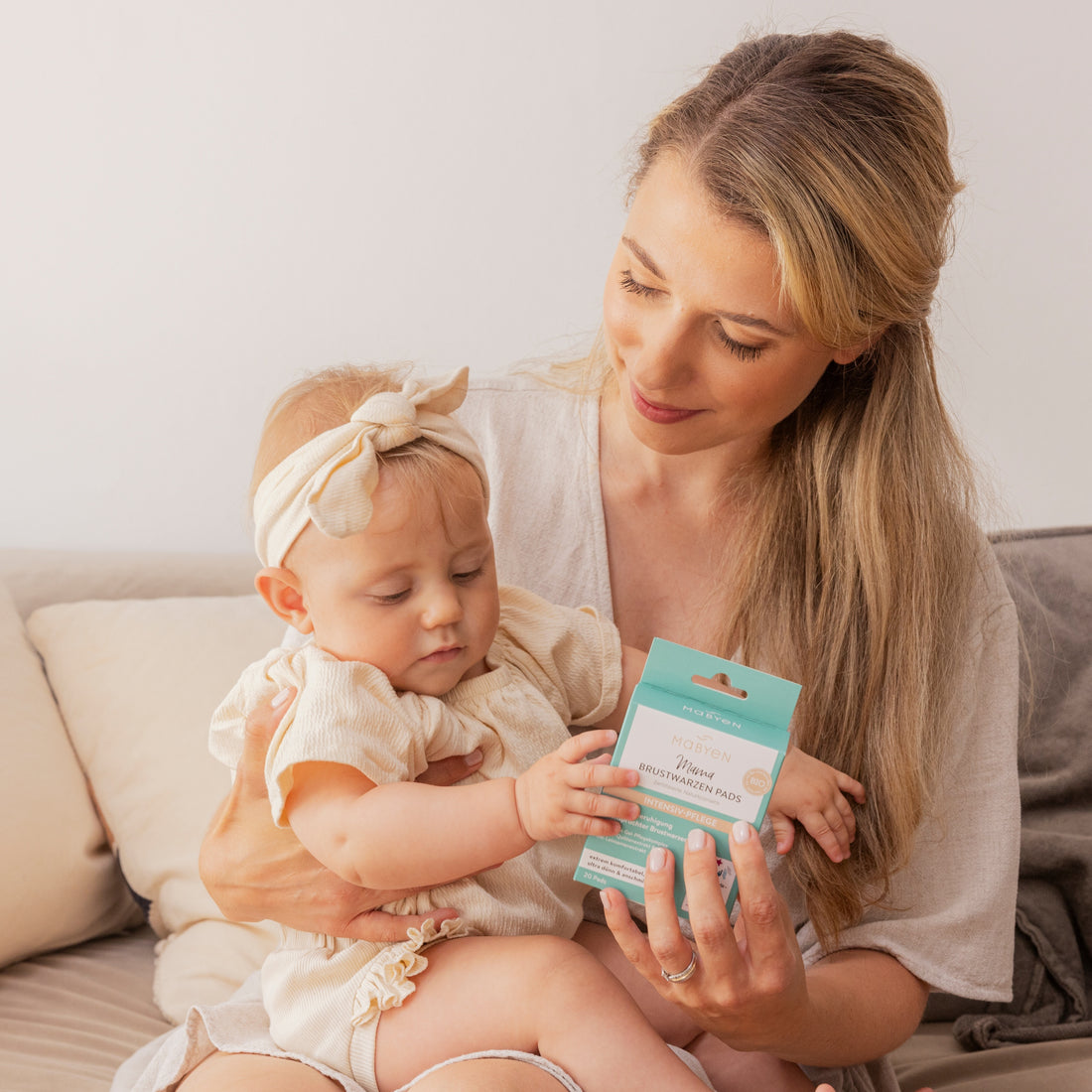 MABYEN Mama Brustwarzenpads pflegt und beruhigt