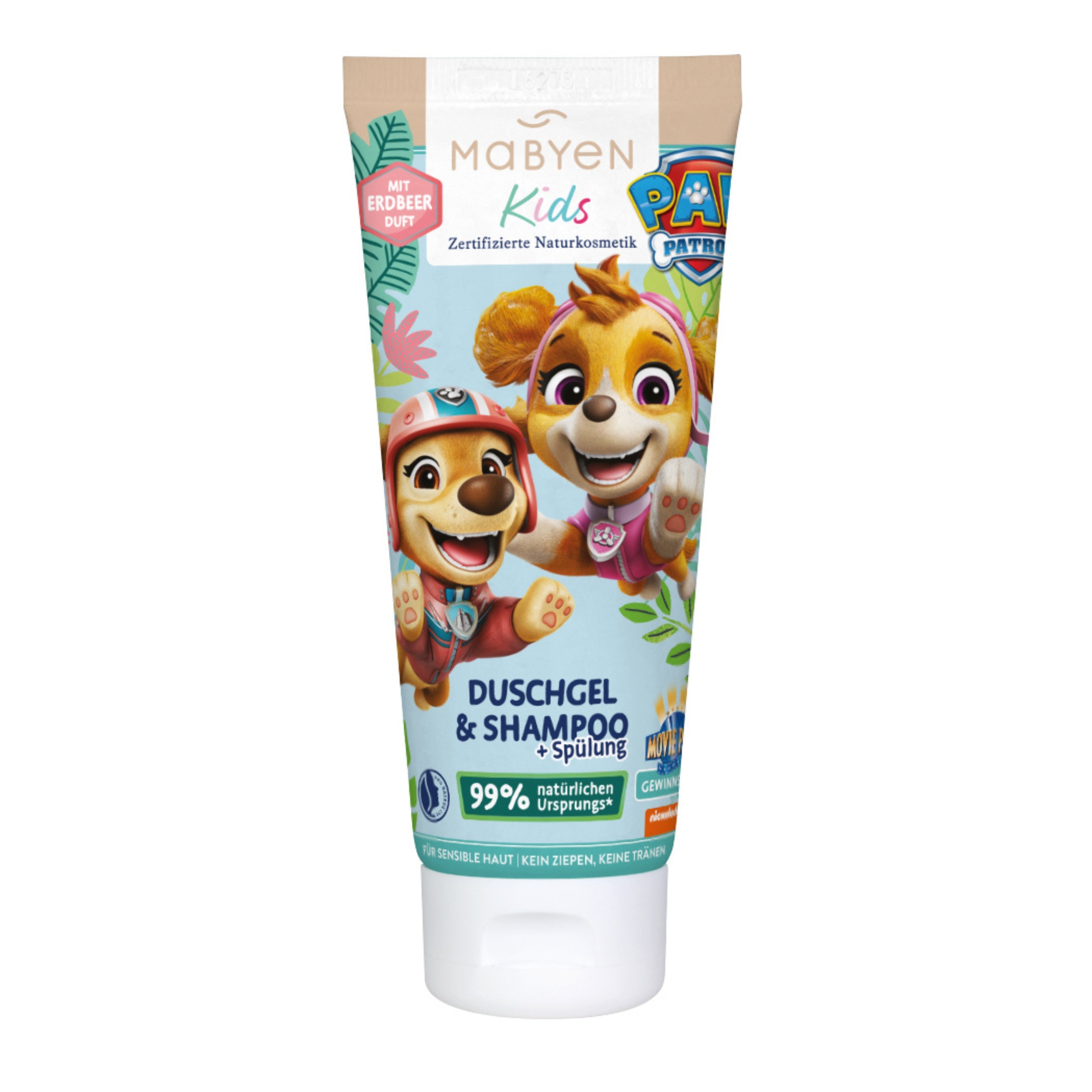 PAW Patrol Kids Pflege Set Duschgel Shampoo Erdbeere
