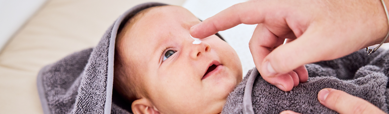 Babypflege und Babycreme