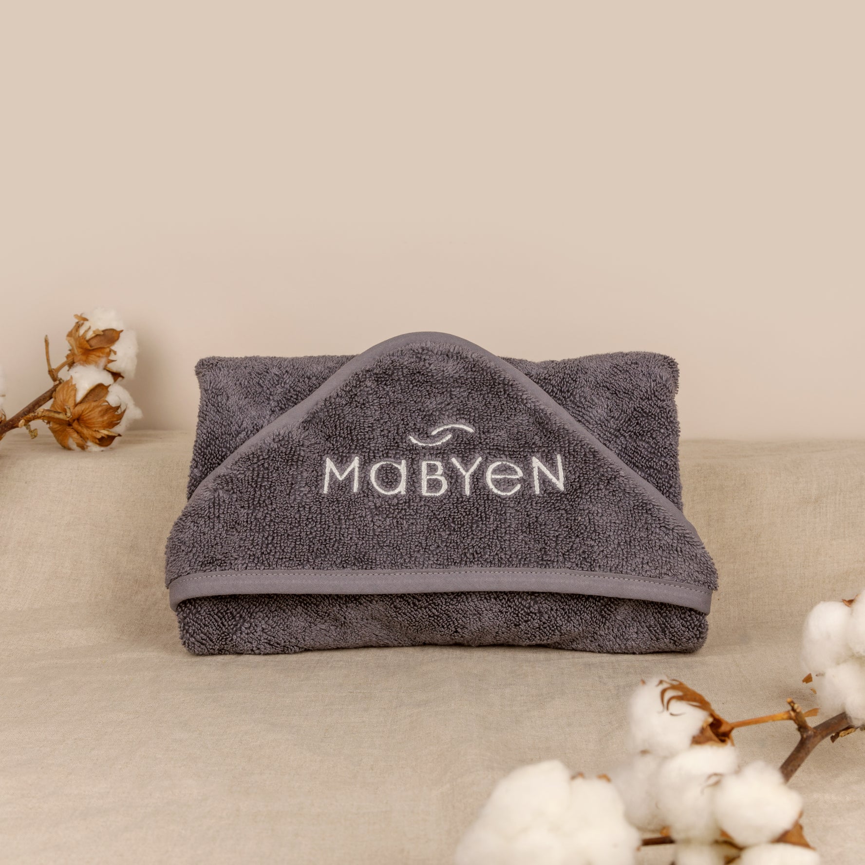 Kapuzenhandtuch Bio-Baumwolle