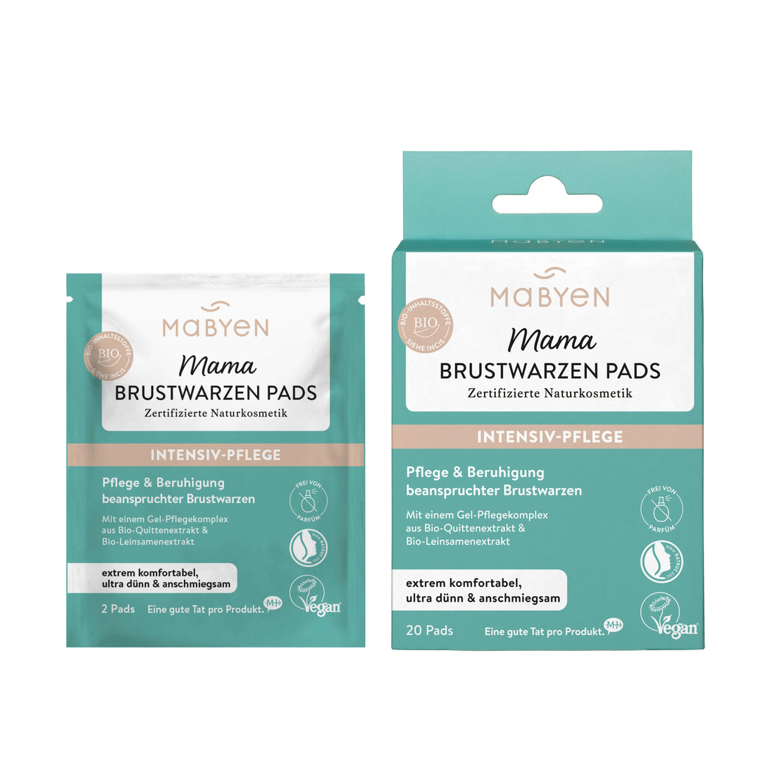 MABYEN Mama Brustwarzenpads ultra dünn und anschmiegsam
