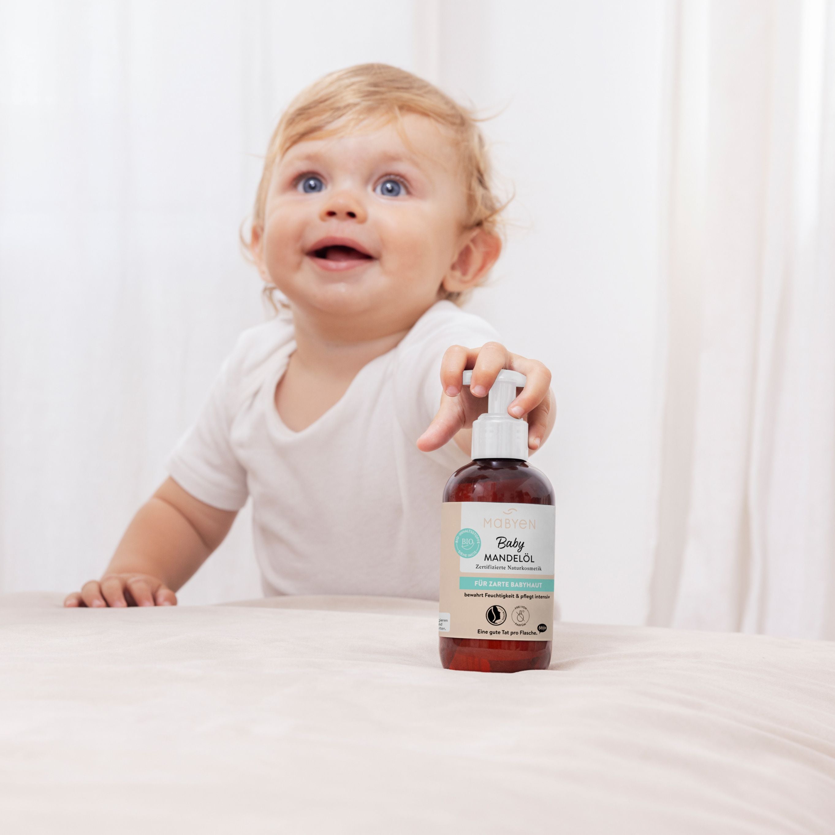 Mandelöl Ideal für die Babymassage