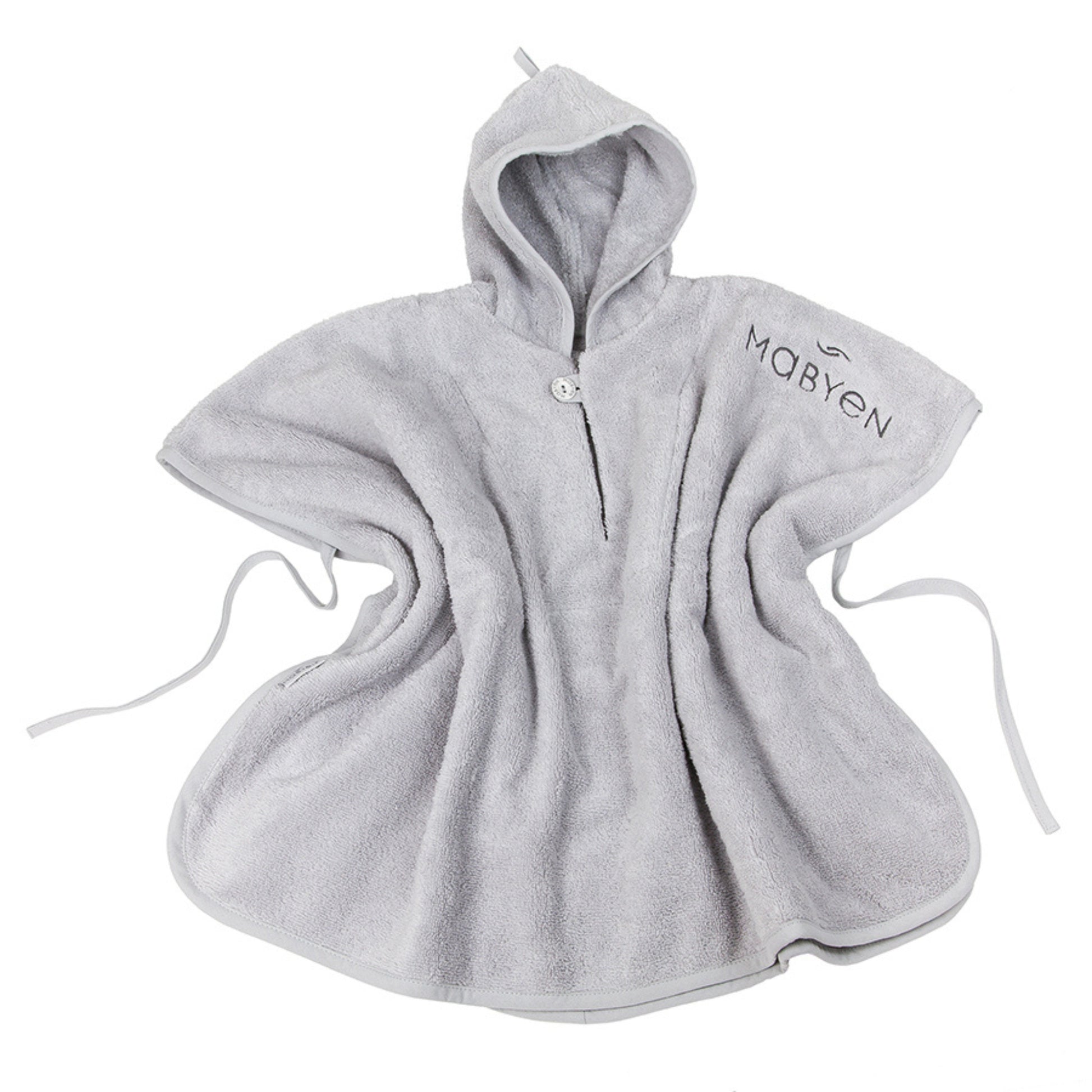 Baby Poncho hellgrau