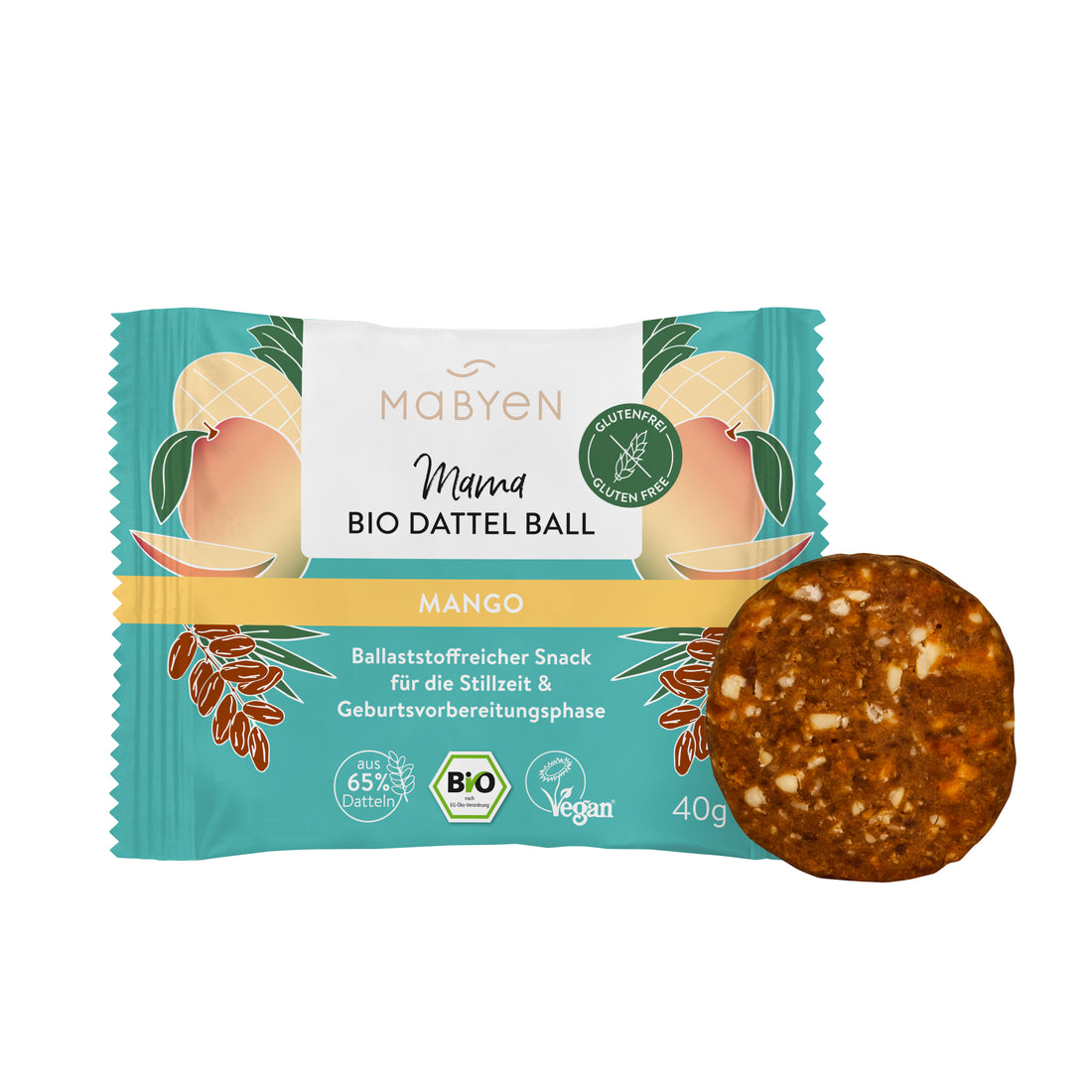 Mama Bio Dattel Ball Mango & Kakao 40er Pack