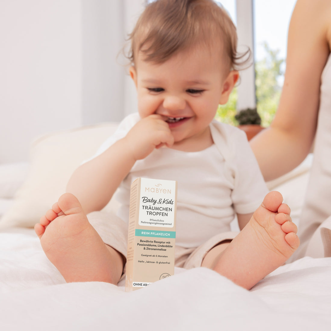 Besser schlafen Tropfen rein Pflanzlich für Babys und Kinder