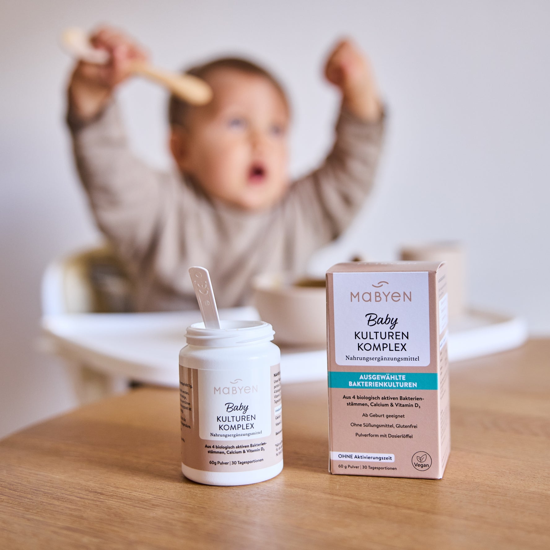 Bakterienkulturen für Babys