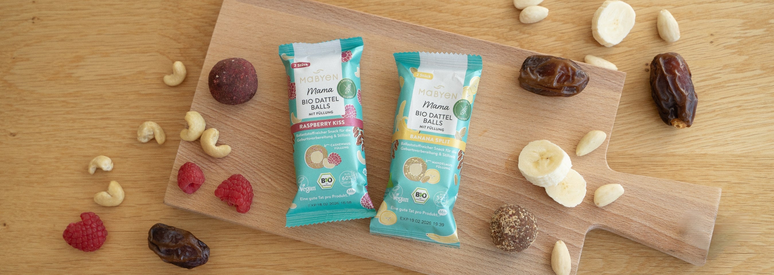 Mama Bio Dattel Balls Summer Edition, Mama Snacks vegan