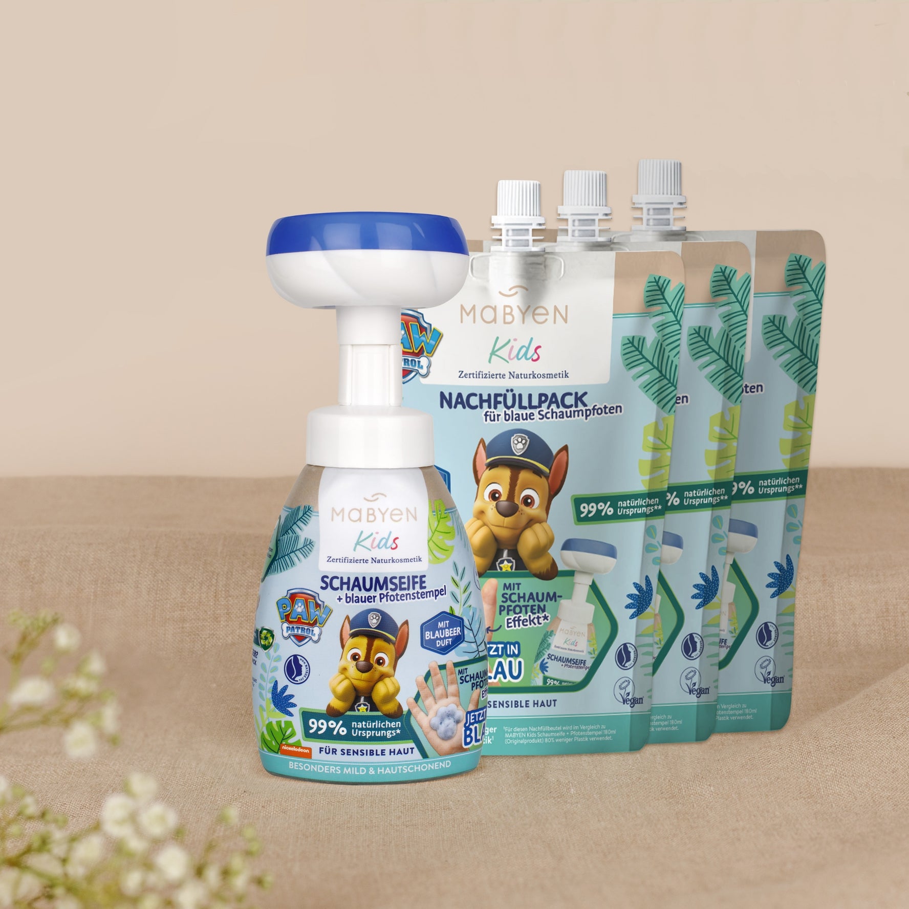 Pfotenstempel blau Chase