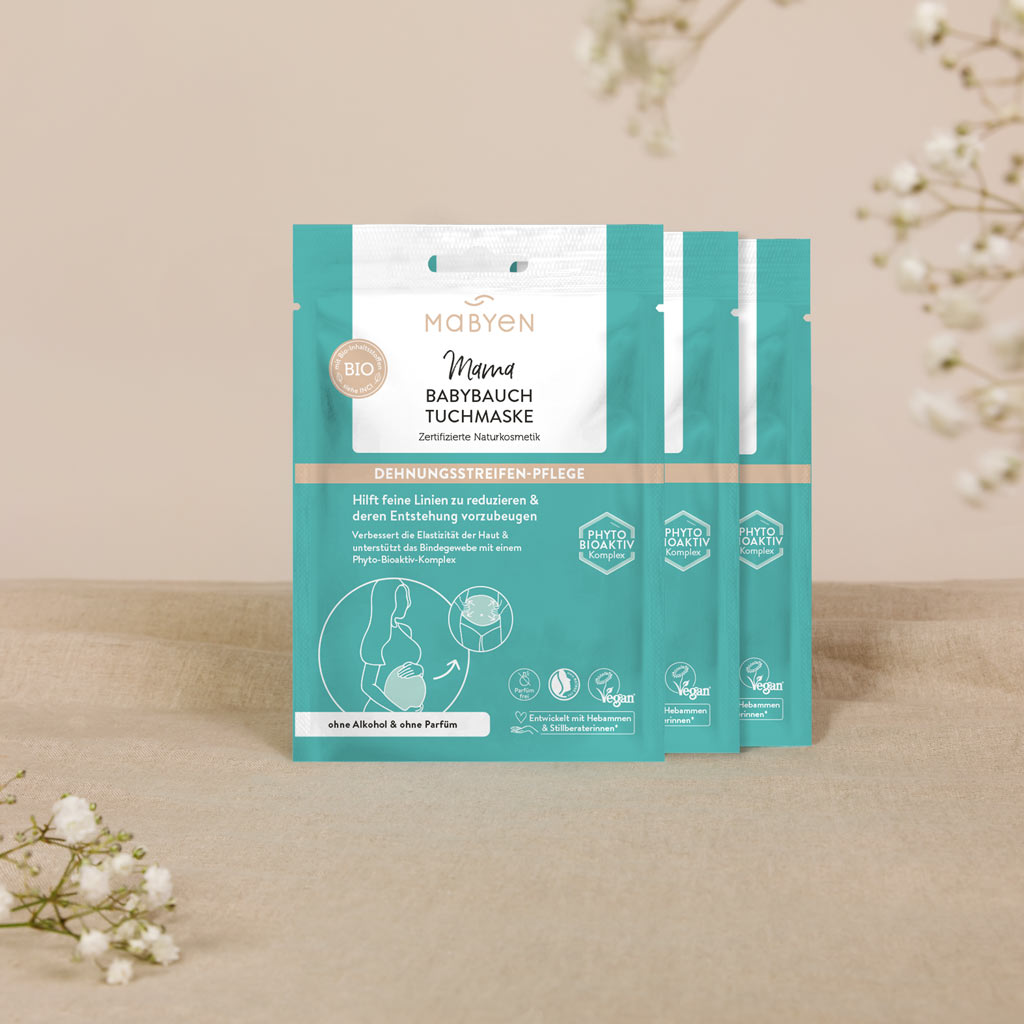 MAMA BABYBAUCH TUCHMASKE 3er Pack